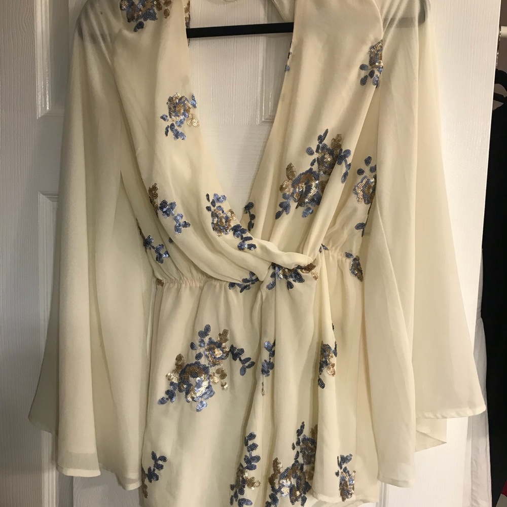 Tobi Off White Romper